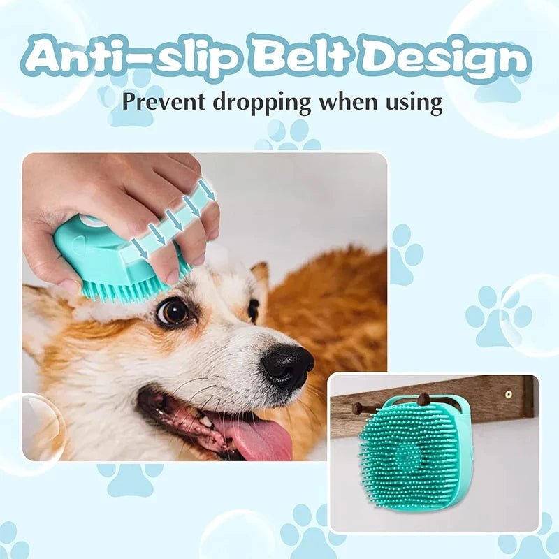 Silicone Pet Bath Brush - PAW