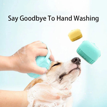 Silicone Pet Bath Brush - PAW